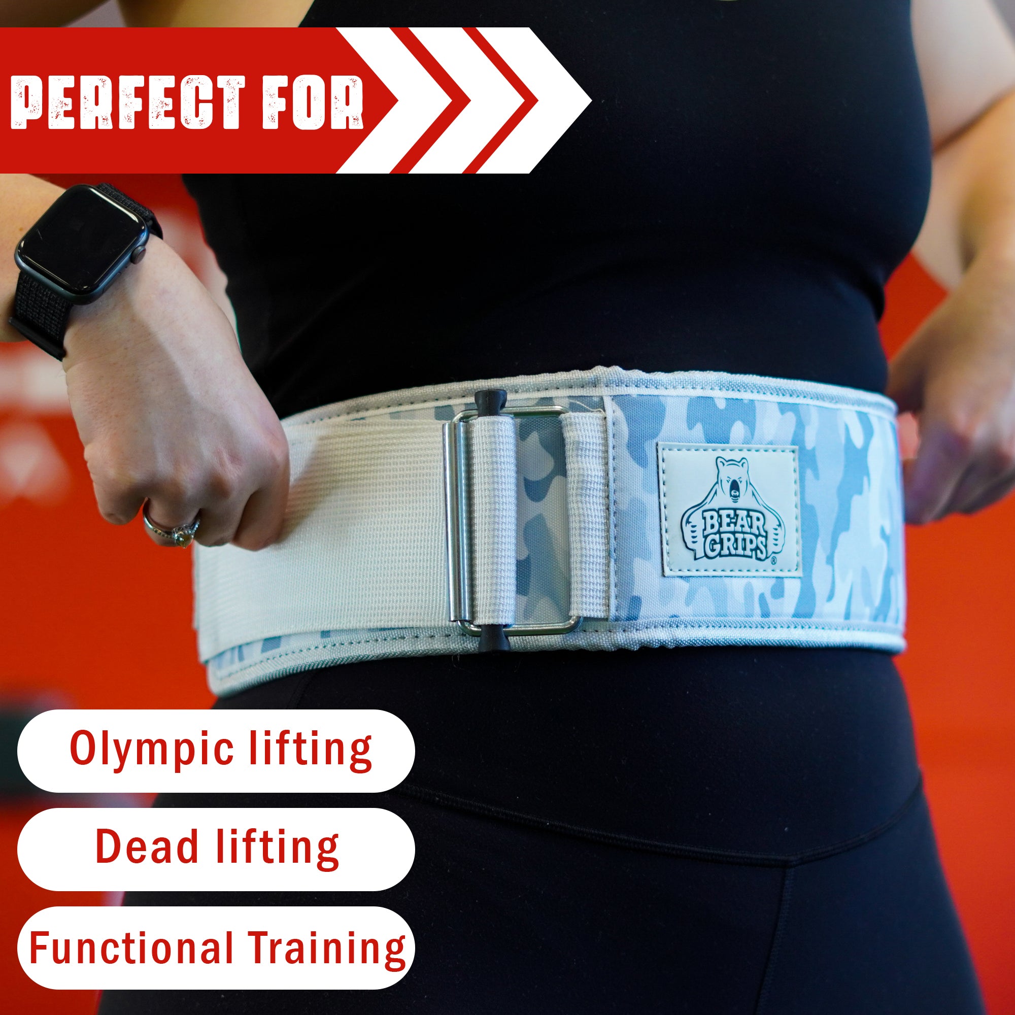 3 Layer Weight Lifting Belt - Auto Locking Gym Belt for Men and Women