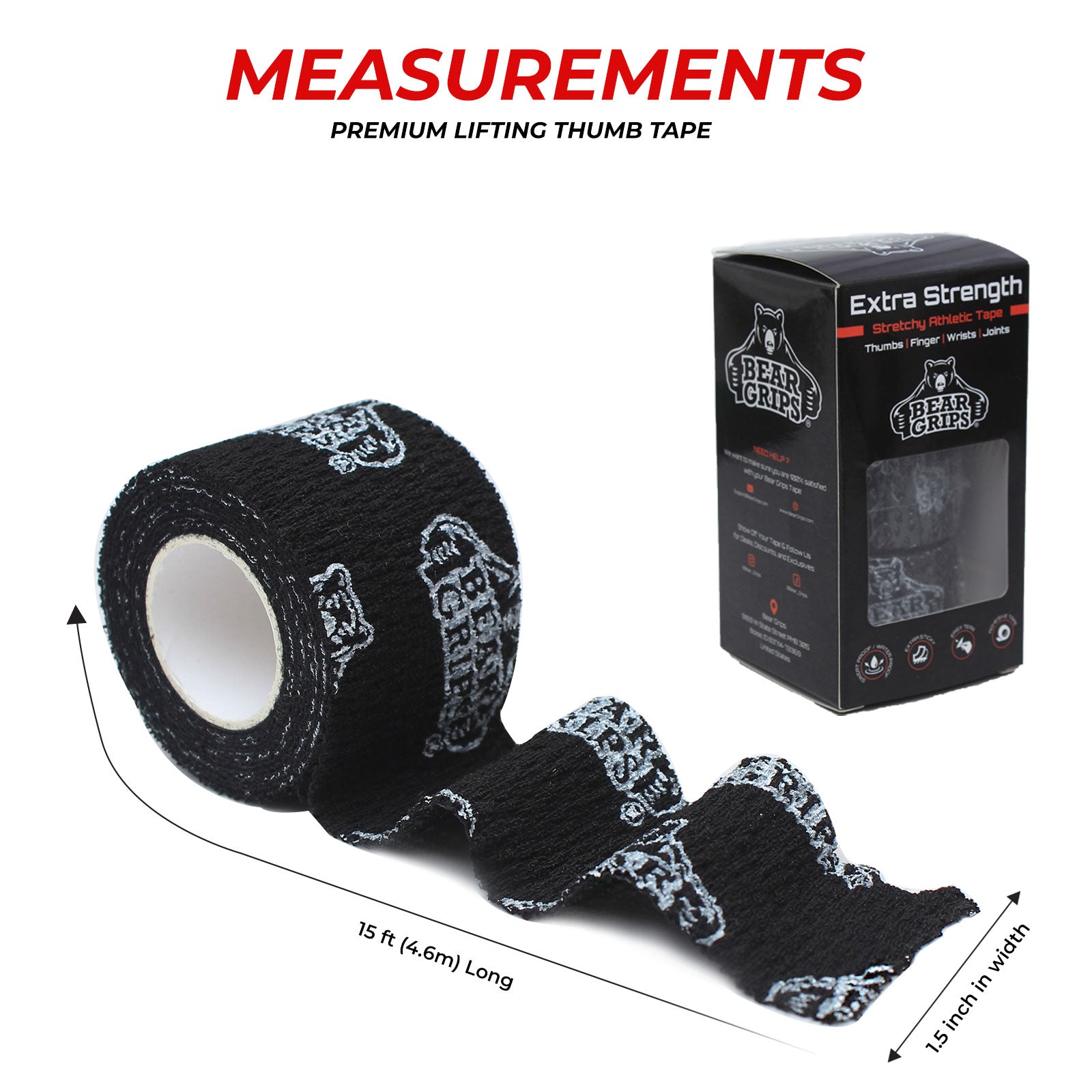 Weightlifting, Athletic, Stretch Tape