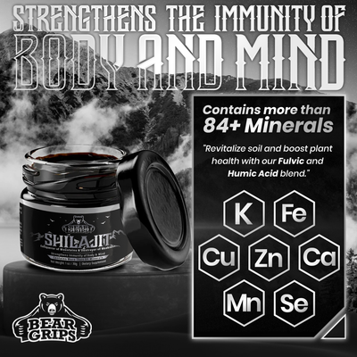 Himalayan Shilajit Organic Resin | 84+ Minerals | Gold Standard for Purity & Potency