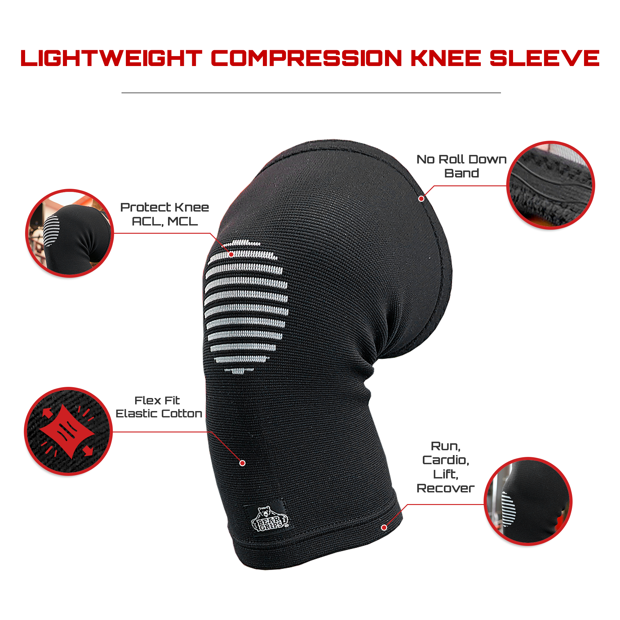 3mm Compression Knee Sleeves (2.0)