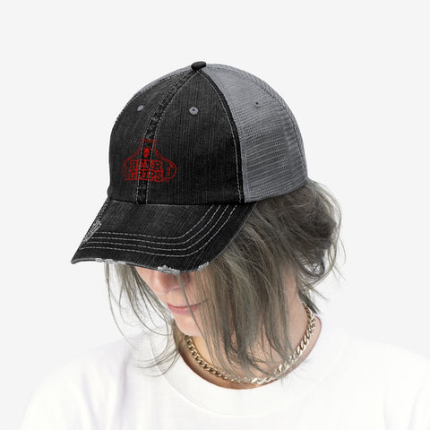 Women's Trucker Hat - Red Logo