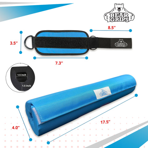 Barbell Squat Pad Ankle Combo Set