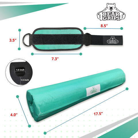 Barbell Squat Pad Ankle Combo Set