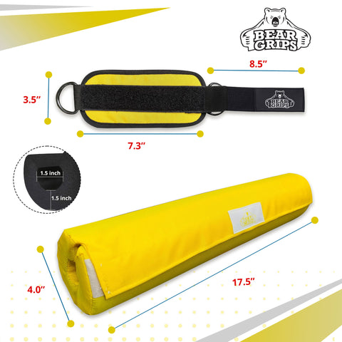 Barbell Squat Pad Ankle Combo Set